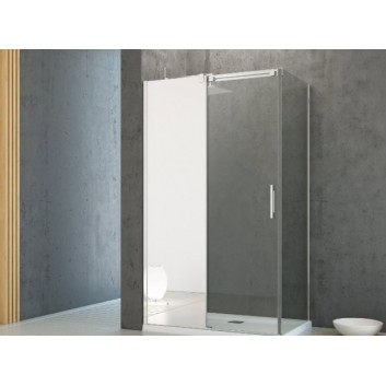 Dveře sprchové 100 levé Radaway Espera KDJ Mirror sklo čiré, profil chrom- sanitbuy.pl