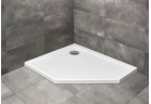 Pětiúhelníková vanička levý Radaway Doros PT E 100x80cm bílý