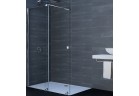 Dveře posuvné Huppe Xtensa Pure Walk-In 1401 - 1600 mm, levé, jednodílné, el. stálý, čiré Anti-Plaque, černá