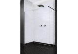 Stěna Walk-In Radaway Modo New Black II 90, 88.5-89.5x200cm, černé, sklo čiré