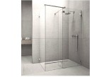Sprchový kout Radaway Euphoria Walk-in III 80, stěny boczne 30 i 90 cm, chrom, čiré sklo