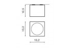 Lampa nadomítková Azzardo Alex 12V Black