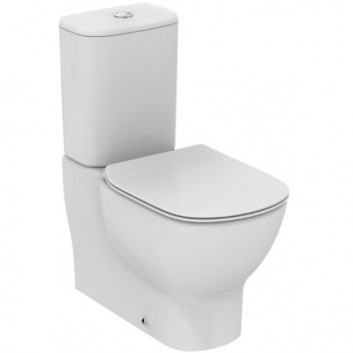 Mísa kombi stojící WC Ideal Standard Tesi AquaBlade bílá - sanitbuy.pl