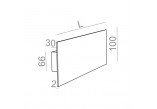 Nástěnné svítidlo AQForm Smart Panel GL square LED, bílý matnáný- sanitbuy.pl
