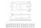 Vana obdélníková Excellent Wave slim 1695x700mm bílá- sanitbuy.pl