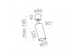 Reflektor AQForm PET 230V Spot Phase-Control, bílý- sanitbuy.pl