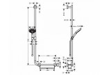 Sprchový set Hansgrohe Raindance Select S 120 levý, chrom- sanitbuy.pl