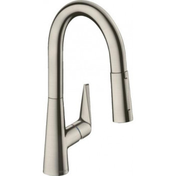 Dřezová baterie Hansgrohe Talis S 160 s výsuvnou sprchou DN15, chrom- sanitbuy.pl