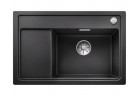 Zlew konglomeratowy ZENAR XL 6 S InFino Blanco Silgranit 780x510mm komora pravá s uzávěrem antracit