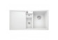Zlew konglomeratowy COLLECTIS 6 S InFino Blanco Silgranit 1000x510mm komora pravá s uzávěrem perłowoszary- sanitbuy.pl