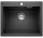 Zlew konglomeratowy Pleon 6 Blanco Silgranit 615x510 mm zátka InFino z sitkiem, antracit