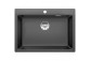 Blanco Pleon 8 Dřez granitowy Silgranit PuraDur jednokomorowy 70x51 cm bez automatické zátky, antracitowy - sanitbuy.pl