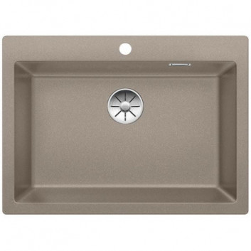 Blanco Pleon 8 Dřez granitowy Silgranit PuraDur jednokomorowy 70x51 cm bez automatické zátky, šampaňské- sanitbuy.pl