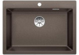 Blanco Pleon 8 Dřez granitowy Silgranit PuraDur jednokomorowy 70x51 cm bez automatické zátky, kávový- sanitbuy.pl