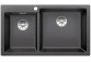 Blanco Pleon 8 Dřez granitowy Silgranit PuraDur jednokomorowy 70x51 cm bez automatické zátky, kávový- sanitbuy.pl