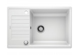 Dřez granitowy BLANCO ZIA XL 6 S Compact SILGRANIT PURADUR2 + zátka automatický, perłowoszary- sanitbuy.pl