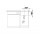 Dřez Blanco Subline 375-U keramický 41.4x45.6cm bez automatické zátky, černá