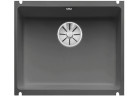 Dřez Blanco Subline 500-U keramický PuraPlus 54.3x45.6cm bez automatické zátky, bazaltowy
