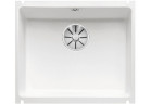 Dřez Blanco Subline 500-U keramický PuraPlus 54.3x45.6cm bez automatické zátky, bílý lesklá