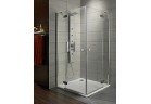 Sprchový kout Radaway Almatea KDD 1000x1000 mm čtvercová s dveřmi dvoudílnými, sklo čiré