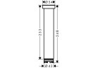 Rura przedłużająca Axor ShowerSolutions 23cm, chrom