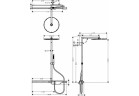 Sprchový set Axor ShowerSolutions ShowerPipe 800, chrom