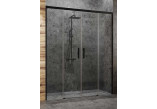 Dveře do niky Radaway Idea Black DWD 140 140x200.5cm, profil černá, sklo čiré