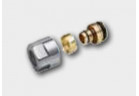 Złączki zaciskowe P.M.H. do instalacji alupex 16x2 (souprava 2 sztuk) - chrom