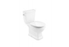 Mísa WC Roca Carmen Rimless do kompaktu 67x37cm odtok dvojitý, bílý