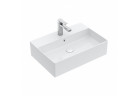 Villeroy & Boch Memento 2.0 Umyvadlo na postavení na desku 60x42 cm z přepadem s povrchem CeramicPlus, bílá, 4A0760R1