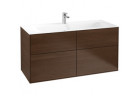 Skříňka Villeroy&Boch Finion pod umyvadlo 119.6x59.1cm, bílá