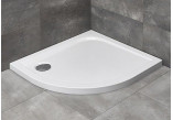 Akrylátátová sprchová vanička Radaway Delos E 80x90 cm, asymetryczny- sanitbuy.pl