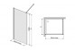 Sprchová zástěna Sanplast TX Walk-In 110x190 cm, stříbrný profil lesklý, sklo čiré- sanitbuy.pl