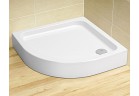 Akrylátátová sprchová vanička Radaway Siros A Compact 90x90 cm čtvrtkruhový