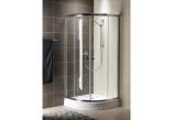 Sprchový kout Radaway Premium Plus a1700 800 mm čtvrtkruhový s dveřmi dvoudílnými, sklo čiré