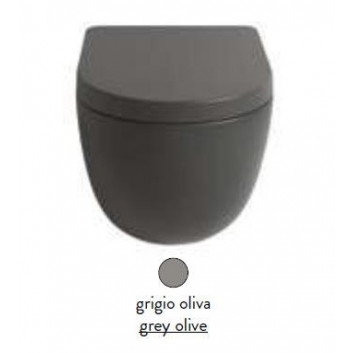 Mísa WC ArtCeram File 2.0 závěsná 37x52cm, grey olive