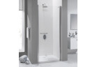 Drywi skryzdowe Sanplast Prestige III 100x195cm, stříbrný profil lesklý, sklo čiré