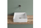 Umyvadlo Artceram Scalino, na postavení na desku, 38x38 cm, grey olive