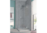 Sprchový kout Kermi Osia 90x100 cm (dveře jednokřídlové 90 cm, s pevným polem, pravé plus stěna 100 cm)