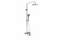 Sprchový set Excellent Actima Rain Clear Slim s baterií termostatickou na stěnu, chrom