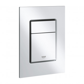 Tlačítko do spłuczki Grohe Skate Metropolitan S, 130 x 172 mm, chrom