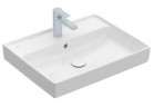 Umyvadlo Villeroy&Boch Collaro, 60x47cm, broušená dolní část, z přepadem, CeramicPlus, Stone White