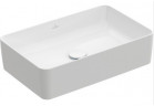 Umyvadlo na postavení na desku Villeroy&Boch Collaro, 56x36cm, bez přepadu, CeramicPlus, Stone White