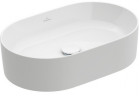 Umyvadlo na postavení na desku Villeroy&Boch Collaro, 56x36cm, bez přepadu, CeramicPlus, Stone White