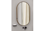 Nástěnné zrcadlo Cielo I Catini 90x50x12 cm brushed bronze