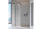 Stěna pro sprchový kout Radaway Modo X Black III, przejrzysta, černá profil, 1450x2000mm