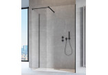 Stěna pro sprchový kout Radaway Modo X Black III, przejrzysta, černá profil, 1500x2000mm