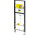 Modul podomítkový do WC Viega Prevista Dry, dla odpływów pionowych nebo pro děti, 1120mm (nr wzoru 8522.33)
