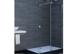 Dveře sprchové posuvné Huppe Xtensa 110-120, pravé, sklo čiré černá profil