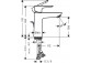 Jednopáková se směšovačem umyvadlová Baterie 100, DN 15, Hangrohe Logis, ceramicznym- sanitbuy.pl